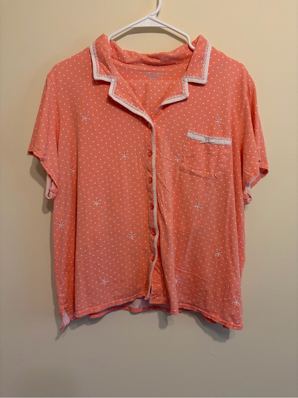 Vintage Laura Scott Pajama Set Cottage Core